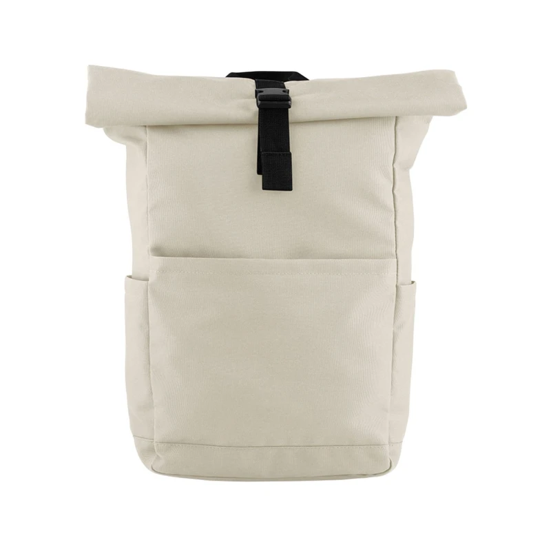 Image of Bagbase Mens EveryWear Roll Top 18L Backpack in Natural Natural Male