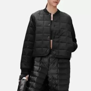 Image of Rains Quilted Shell Liner Bomber Jacket - M