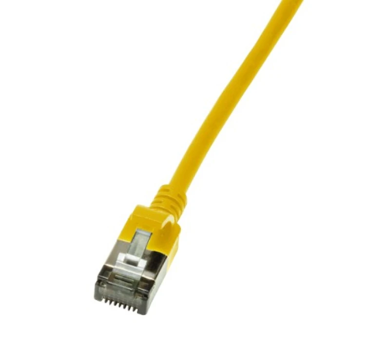 Image of LogiLink Slim U/FTP networking cable Yellow 2m Cat6a U/FTP (STP)