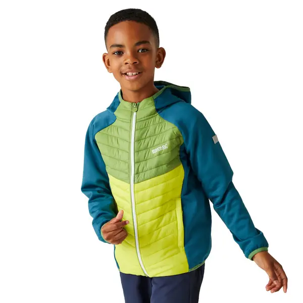 Image of Regatta Boys Kielder VIII Hybrid Full Zip Padded Jacket 14-15 Years - Chest 86-89cm (Height 164-170cm)