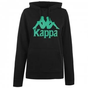 Image of Kappa Zimim Hoodie Womens - Black/Green