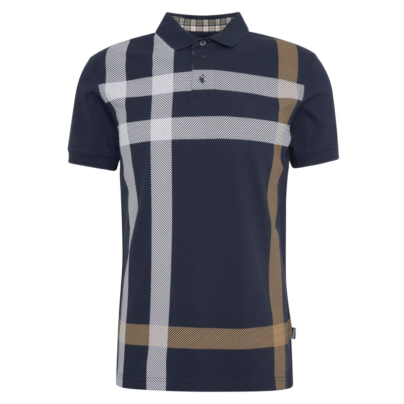 Image of Barbour Blaine Polo Shirt Navy L