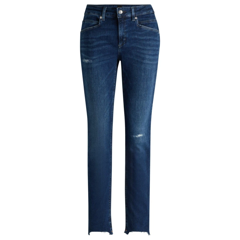 Image of Boss Womens Jackie Slim Fit Jeans Dark Blue female 26 L32