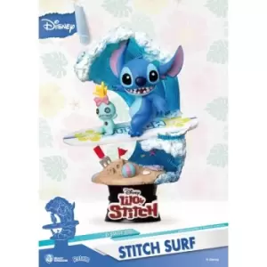 Image of Disney Summer Series D-Stage PVC Diorama Stitch Surf 15 cm