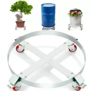 Image of 2PCS 55 Gallon Heavy Duty Drum Dolly, 1000 lbs Load Capacity, Barrel Dolly Cart Drum Caddy, Non Tipping Hand Truck Capacity Dollies with Steel Frame