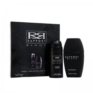 Image of Dana Rapport Black Gift Set 100ml Eau de Toilette + 150ml Body Spray