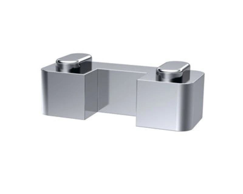 Image of Balterley Wetroom Accessories Screen Support Foot Chrome Silver unisex