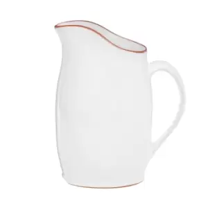 Image of Calisto White Terracotta Pitcher 2.5L