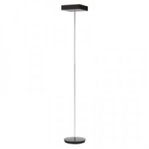 Image of Alba Fluosquare Floor Lamp Black FLUOSQUARENUK