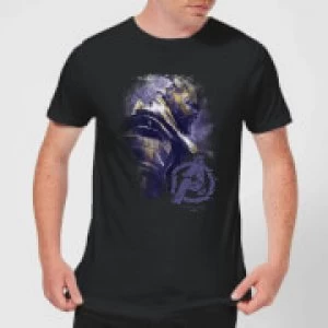 Image of Avengers Endgame Thanos Brushed Mens T-Shirt - Black - M