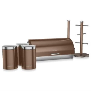 Image of Morphy Richards Accents 6 Piece Kitchen Storage Set - Copper