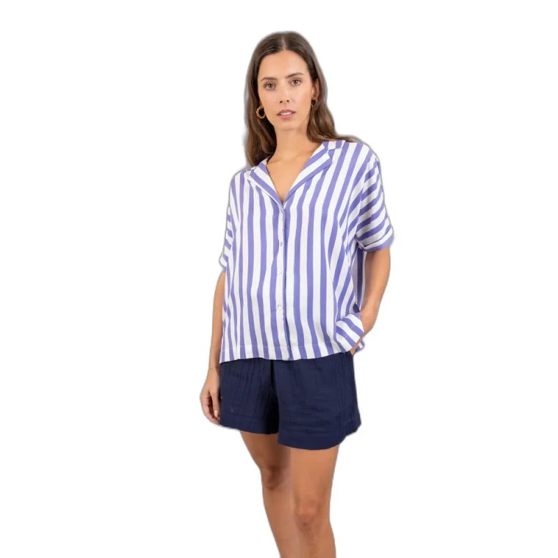Image of Bizance Woman's shirt Bizance gogo Bleu Female M