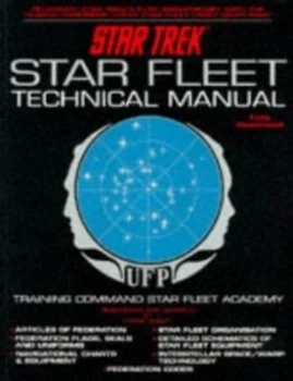 Image of star Trek Star Fleet Technical Manual by Franz Joseph Designs Paperback