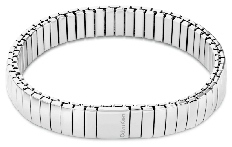 Image of Calvin Klein 35000837 Mens CK Stacked Bracelets Silver Jewellery