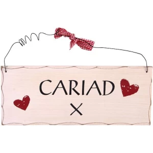 Image of Cariad Welsh Hanging Sign