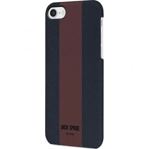 Image of Jack Spade Snap Case for iPhone 7/8 Racing Stripe - Navy