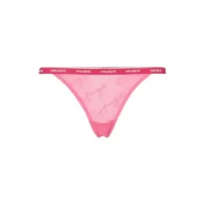Image of Hugo Lace Thong - Pink