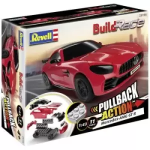 Image of Revell 23154 Build n Race Mercedes-AMG GT R, rot Model car assembly kit 1:43