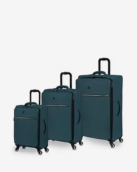 Image of IT Luggage The Lite HZ05802 Dark Teal Suitcase 3Pcs Set