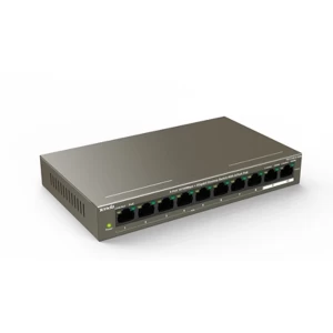 Image of Tenda TEF1110P-8-102W 8 Port 10/100Mbps 2 Gigabit Port PoE Switch UK Plug