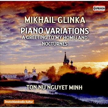 Image of Ton Nu Nguyet Minh - Mikhail Glinka: Piano Variations/A Greeting to My Homeland... CD