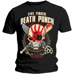 Image of Five Finger Death Punch - Zombie Kill Unisex Medium T-Shirt - Black