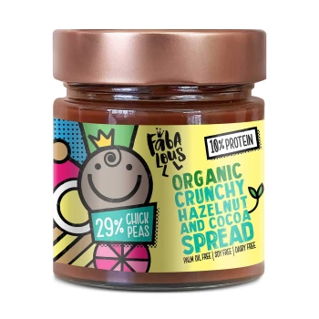 Image of Fabalous Crunchy Hazelnut & Cocoa Chickpea Spread 200g