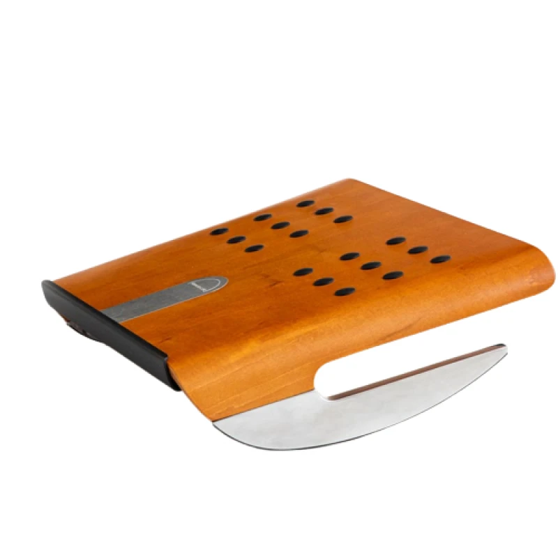 Image of Humanscale FR500C foot rest Orange. Silver