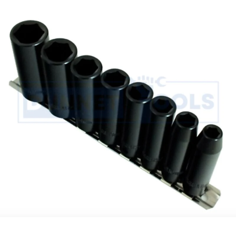 Image of Toolzone 8 Piece 3/8" AF Deep Impact Socket Set KDPSS233