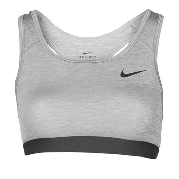 Image of Nike DF SWSH BAND NONPDED BRA womens in Grey - Sizes S,M,L,XL,XS