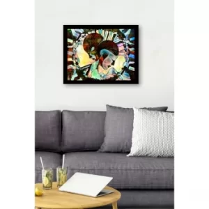 Image of SC1195 Multicolor Decorative Framed MDF Painting