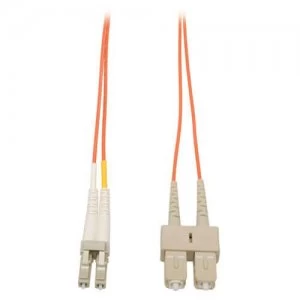 Image of Tripp Lite Duplex Multimode 62.5 125 Fiber Patch Cable LC SC 10M