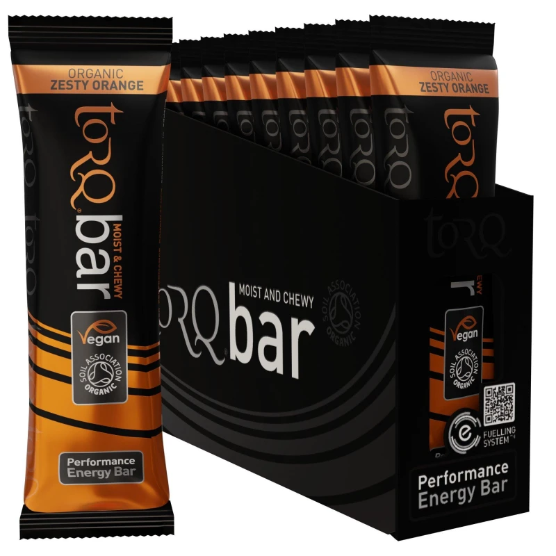 Image of TORQ Organic Energy Bar 45G NO SIZE ZESTY Orange