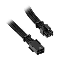 Image of BitFenix Alchemy 6-pin PCIe extension cable, 45cm, sleeved - black