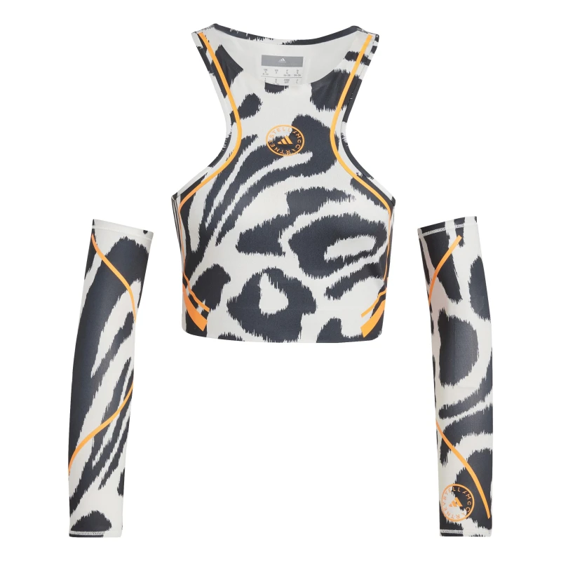 Image of adidas Womens Short Sleeve Crop Top Grey female 12 (M)