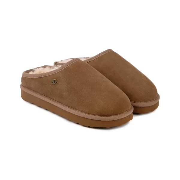 Image of Just Sheepskin Kara Sheepskin Slippers Chestnut