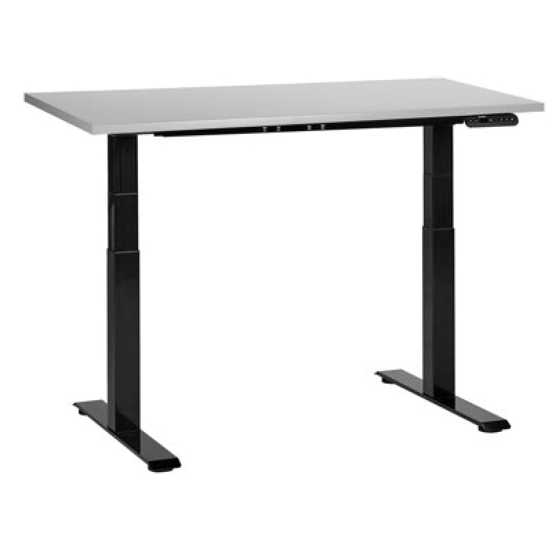 Image of Beliani Electric Adjustable Standing Desk Destines Grey/ Black 120 Cm 72 Cm