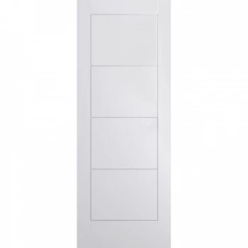 Image of LPD Ladder Moulded Panel White Primed Internal Door - 1981mm x 838mm (78 inch x 33 inch)