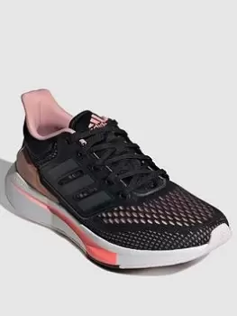 Image of adidas Eq21 Run, Black/Nude, Size 3.5, Women