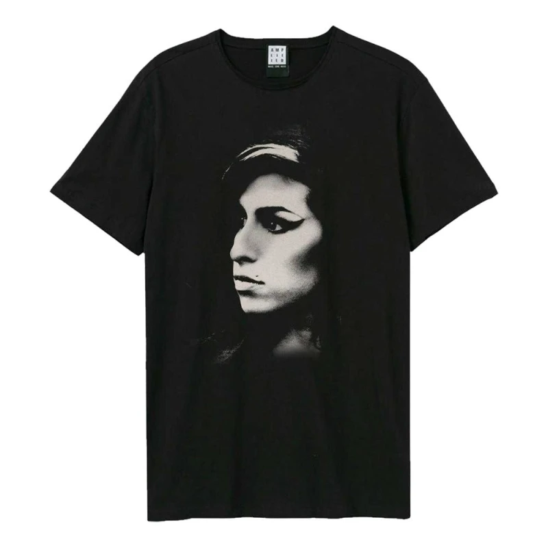 Image of Amplified Mens Tonal Pose Amy Winehouse T-Shirt in Black Size: XS Black Male XS