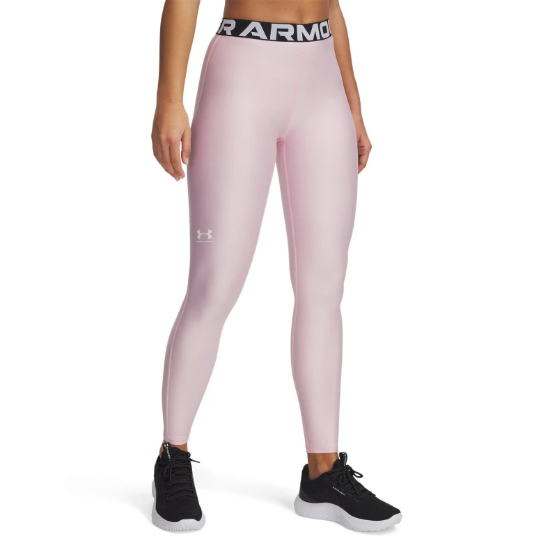 Image of Under Armour HeatGear Leggings Women' Pink/Wht female 14 (L)