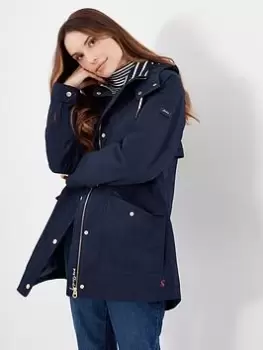 Image of Joules Coastal Waterproof Coat - Navy, Blue, Size 20, Women