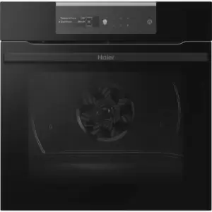 Image of Haier I-Message Series 2 HWO60SM2B3BH WiFi Connected Built In Electric Single Oven - Black - A+ Rated