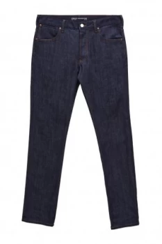 Image of Mens French Connection 72 Denim Stretch Indigo Slim Fit Jeans Blue