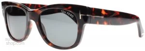 Image of Tom Ford Cary Sunglasses Tortoise 182 52mm