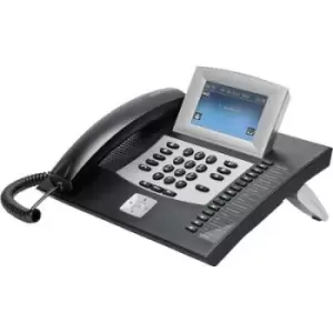 Image of Auerswald COMfortel 2600 PBX ISDN Answerphone, Headset connection Touch display Black, Silver
