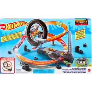 Image of Hot Wheels Hyper Boost Tyre Shop Playset