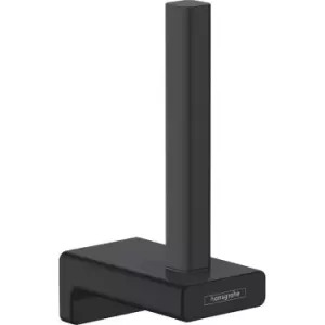 Image of Hansgrohe AddStoris Spare Roll Holder Matt in Black Metal