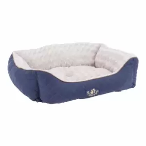 Image of Scruffs Wilton Large Box Pet Bed - Blue
