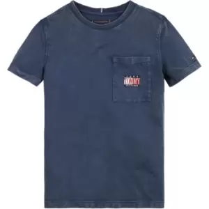 Image of Tommy Hilfiger Timeless T Shirt - Blue